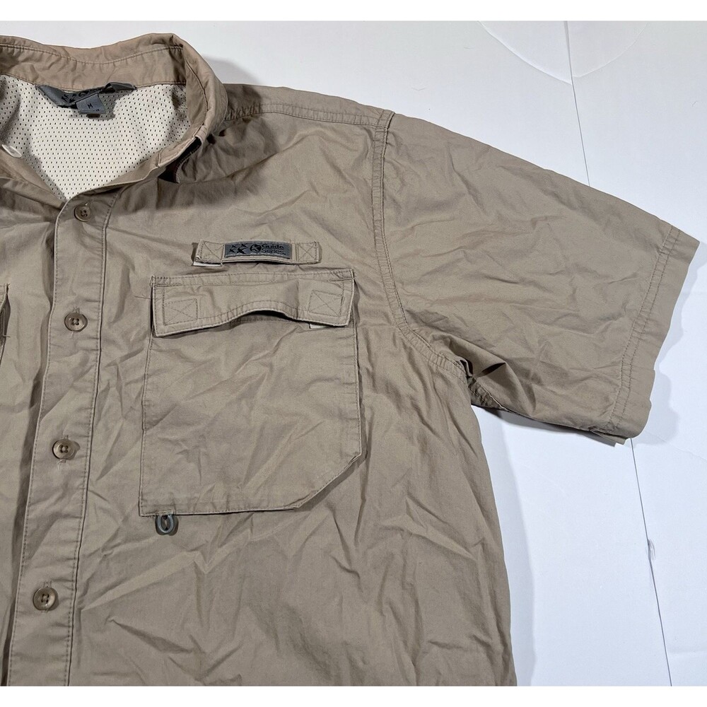 Gander Mountain Guide Series Outdoor Fishing Hiking Shirt Vented Men's Medium - Picture 4 of 10